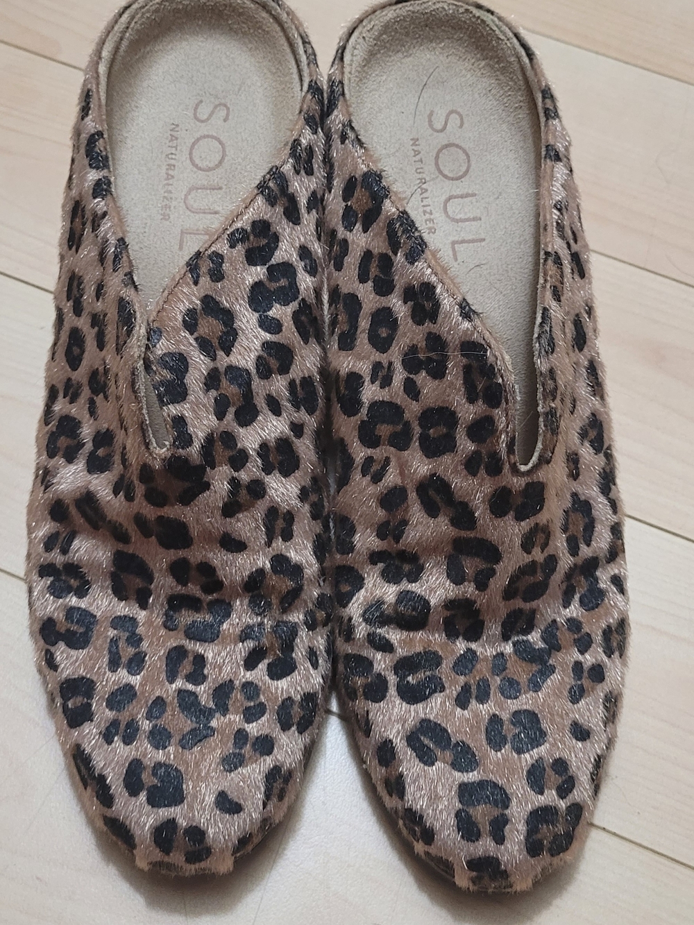 SOUL By Naturalizer Leopard Print Mules